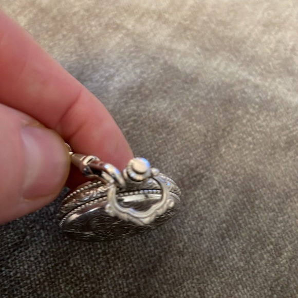 Bucherer Vintage Silver Tone Pendant Watch - Picture 4 of 7